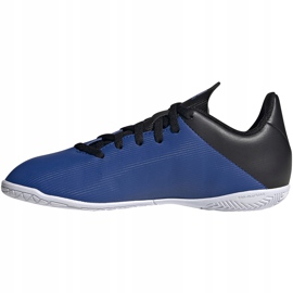 Botas de fútbol adidas X 19.4 In Jr EF1623 azul azul 2