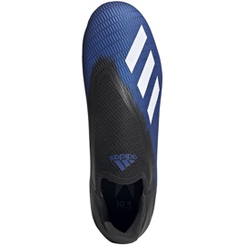 Zapatillas de fútbol Adidas X 19.3 Ll Fg azul-negras EG7178 2