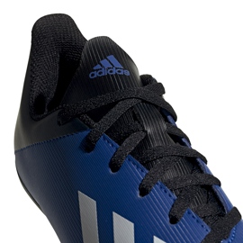 Adidas X 19.4 FxG Junior zapatos de fútbol azul-negro EF1615 4