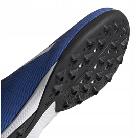 Botas de fútbol adidas X 19.3 Ll Tf EG7176 azul azul 5