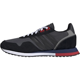 Zapatillas hombre adidas 8K 2020 negras y grises EH1429 negro 2