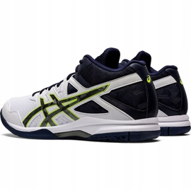 Zapatillas de voleibol Asics Gel-Task Mt 2 1071A036 101 para hombre blanco blanco 4