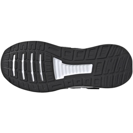 Zapatillas adidas Runfalcon C para niños negras y blancas EG1583 blanco negro 6