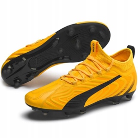 Botas de fútbol Puma One 20.3 Fg Ag amarillo 105826 01 3