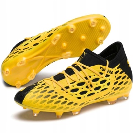 Botas de fútbol Puma Future 5.3 Netfit Fg Ag 105756 03 amarillo amarillo 3