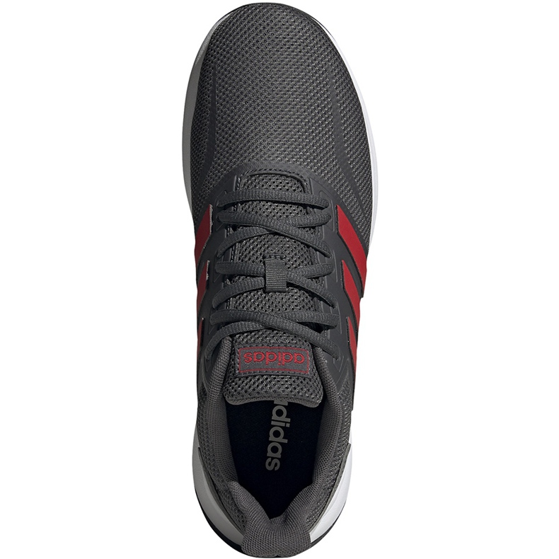 Zapatillas adidas Runfalcon hombre gris-rojo EG8602 1