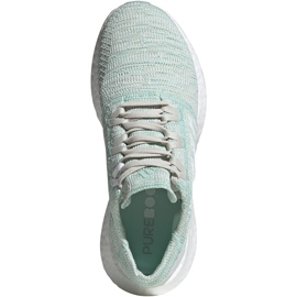 Adidas Pureboost Go W menta zapatillas B75827 gris verde 1