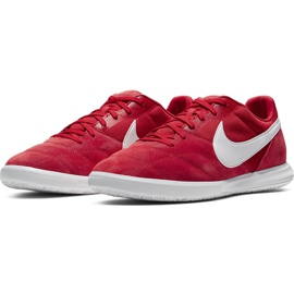 Zapatillas de fútbol Nike Premier Ii Sala Ic rojas AV3153 611 negro rojo 3