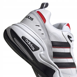 Zapatillas hombre adidas Strutter blancas y negras EG2655 blanco negro rojo 4