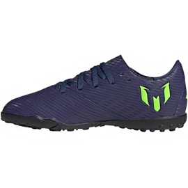 Botas de fútbol adidas Nemeziz Messi 19.4 Tf Junior EF1818 azul marino azul marino 2