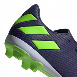 Botas de fútbol adidas Nemeziz Messi 19.4 FxG Junior EF1816 violeta violeta 4