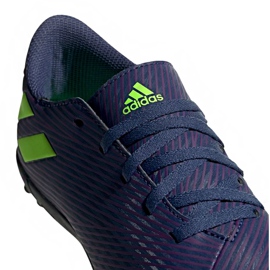 Botas de fútbol adidas Nemeziz Messi 19.4 Tf Junior EF1818 azul marino azul marino 3