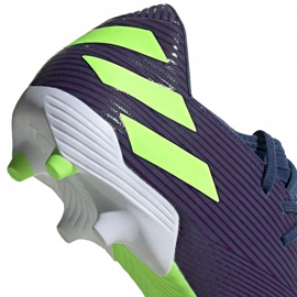Botas de fútbol adidas Nemeziz Messi 19.3 Fg EF1806 violeta azul marino 4
