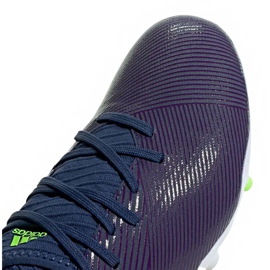 Botas de fútbol adidas Nemeziz Messi 19.3 Fg EF1806 violeta azul marino 3
