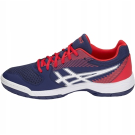 Zapatillas de voleibol Asics Gel-Task azul-rojo B704Y 400 para hombre azul marino multicolor azul marino 2