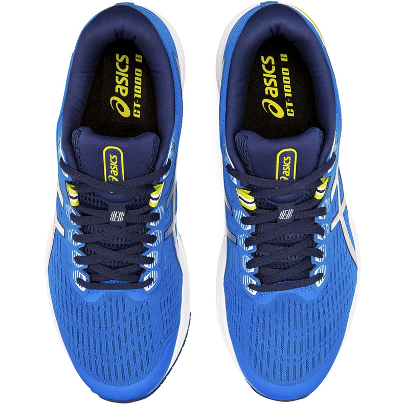 Zapatillas de hombre Asics GT-1000 8 azul 1011A540 401 blanco 1