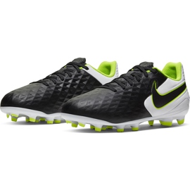 Zapatillas de fútbol Nike Tiempo Legend 8 Academy FG / MG Junior AT5732 007 negro negro 3