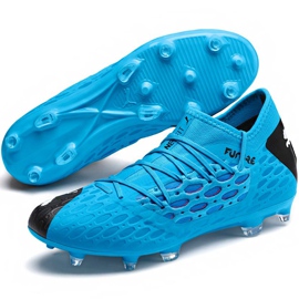 Botas de fútbol Puma Future 5.3 Netfit Fg Ag 105756 01 azul azul 3