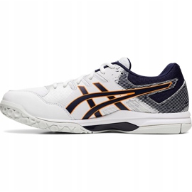 Zapatillas de voleibol Asics Gel Rocket 9 1071A030 102 para hombre blanco blanco 3