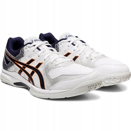 Zapatillas de voleibol Asics Gel Rocket 9 1071A030 102 para hombre blanco blanco 4