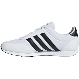 Adidas V Racer 2.0 zapatillas blancas y negras B75796 blanco negro 2