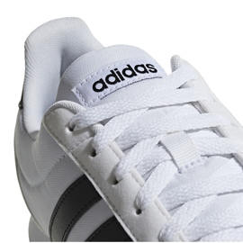 Adidas V Racer 2.0 zapatillas blancas y negras B75796 blanco negro 4