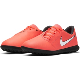 Zapatillas de fútbol Nike Phantom Venom Club Tf Jr AO0400 810 rojo 3