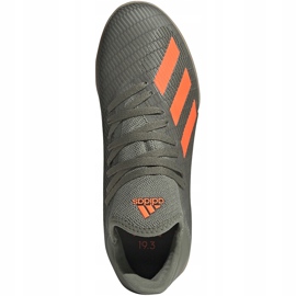 Verde adidas X 19.3 In Junior botas de fútbol EF8376 gris gris 1