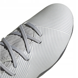 Zapatillas de fútbol Adidas Nemeziz 19.3 Fg Jr grises EF8302 multicolor 3