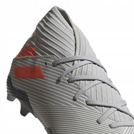 Zapatillas de fútbol Adidas Nemeziz 19.3 Fg grises EF8287 3