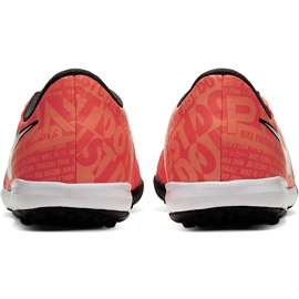 Calzado de fútbol Nike Phantom Venom Academy Tf Junior AO0377 810 naranja naranja 4