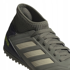 Botas de fútbol adidas Predator 19.3 Tf Jr EF8220 verde multicolor 3