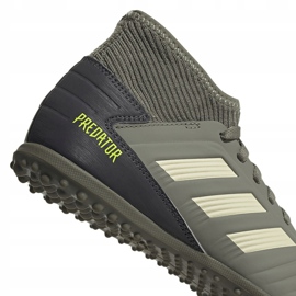 Botas de fútbol adidas Predator 19.3 Tf Jr EF8220 verde multicolor 4