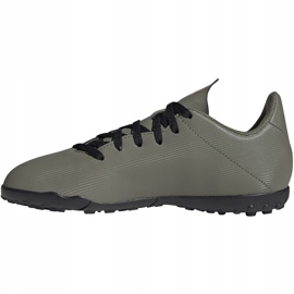 Verde Zapatillas de fútbol adidas X 19.4 Tf Jr EF8378 2