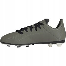 Botas de fútbol adidas X 19.4 FxG Jr verdes EF8377 multicolor gris 2