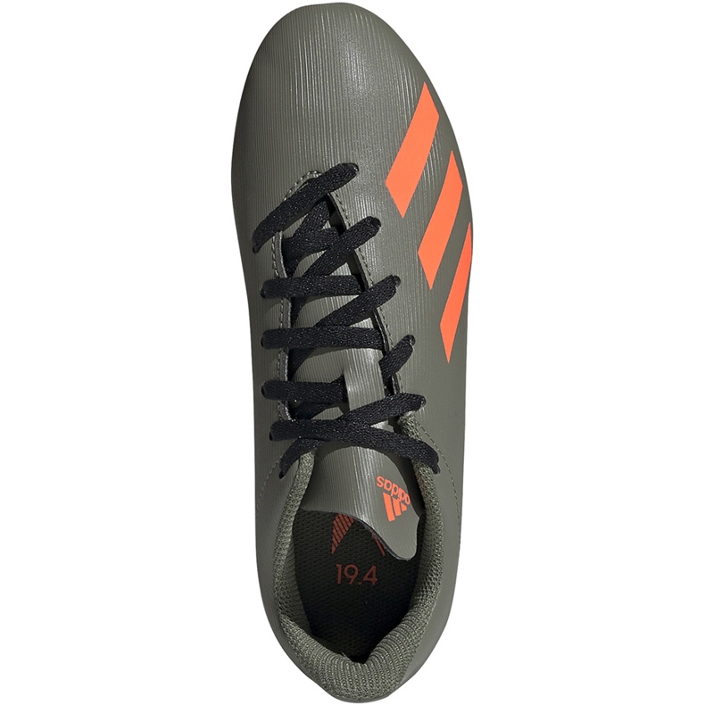 Botas de fútbol adidas X 19.4 FxG Jr verdes EF8377 multicolor gris 1