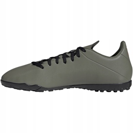 Verde Zapatos de fútbol adidas X 19.4 Tf EF8370 gris 2