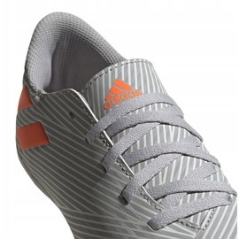 Adidas Nemeziz 19.4 FxG Jr zapatos de fútbol grises EF8305 multicolor 3