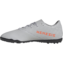 Zapatillas de fútbol Adidas Nemeziz 19.4 Tf grises EF8294 multicolor 2