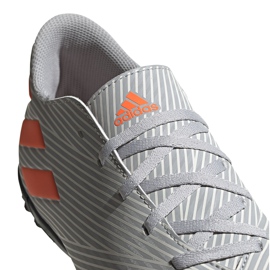 Zapatillas de fútbol Adidas Nemeziz 19.4 Tf grises EF8294 multicolor 3
