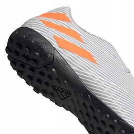 Zapatillas de fútbol Adidas Nemeziz 19.4 Tf grises EF8294 multicolor 4