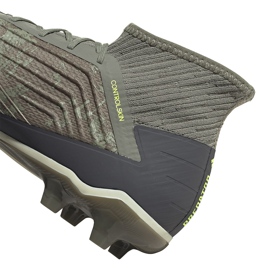 Botas de fútbol adidas Predator 19.2 Fg EF8207 multicolor verde 4