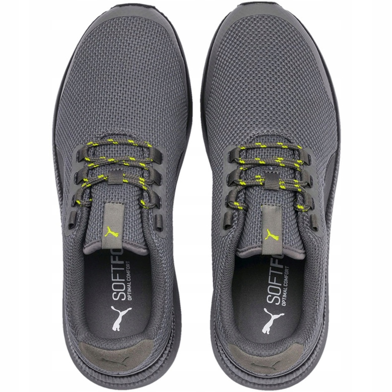 Zapatillas de hombre Puma Pacer Next Fs Knit 2.0 gris 370507 02 1