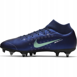 Calzado de fútbol Nike Mercurial Superfly 7 Academy Mds Sg Pro Ac CK0014 401 azul marino azul marino 2