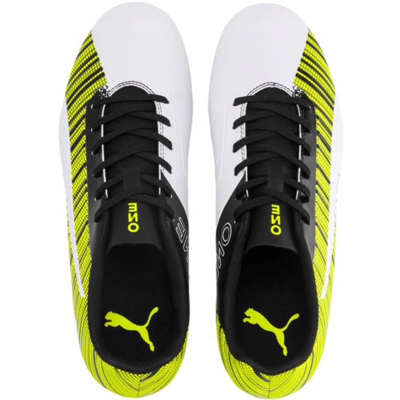 Zapatos de fútbol Puma One 5.4 Fg Ag amarillo-blanco-negro 105605 03 1