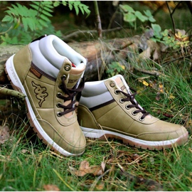 Zapatos para niños Kappa Bright Mid T, marrón claro 260239T 4141 8