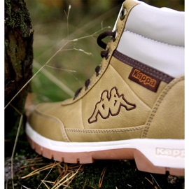 Zapatos para niños Kappa Bright Mid T, marrón claro 260239T 4141 7