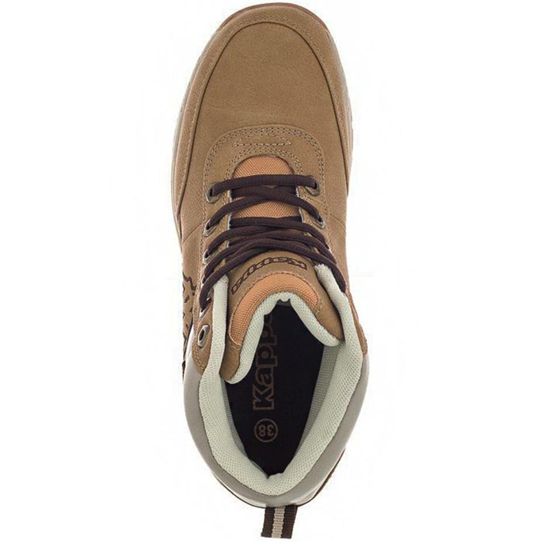 Zapatos para niños Kappa Bright Mid T, marrón claro 260239T 4141 1