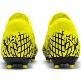 Botas de fútbol Puma Future 4.4 Fg Ag Junior amarillo-negro 105696 03 4