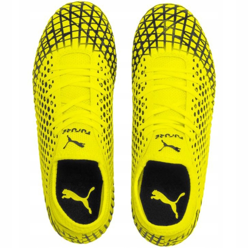 Botas de fútbol Puma Future 4.4 Fg Ag Junior amarillo-negro 105696 03 1